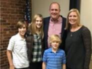 Mayor David Bennett and Family