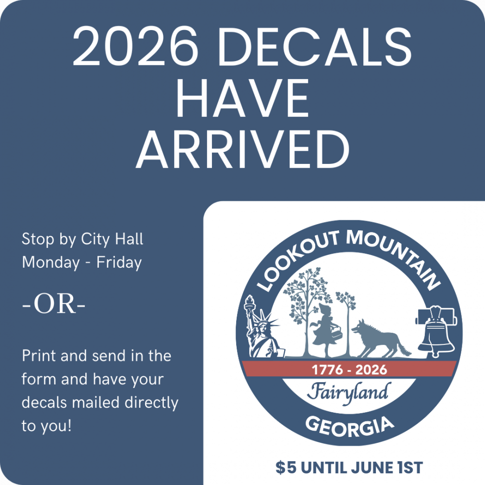 2026 Decals Have Arrived Get Yours Today Lookout Mountain Georgia 5a425e89 B17b E2ad A483 